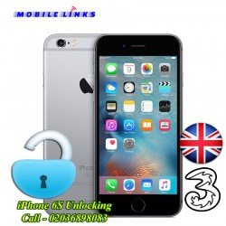 iPhone 6S Unlocking - 3 Network UK